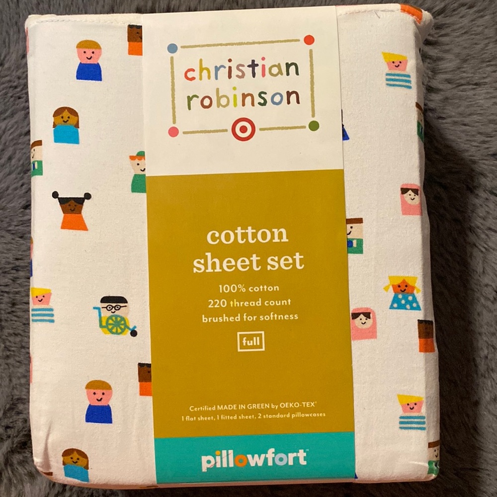 Pillowfort Full Size Sheet Set 💯% Cotton